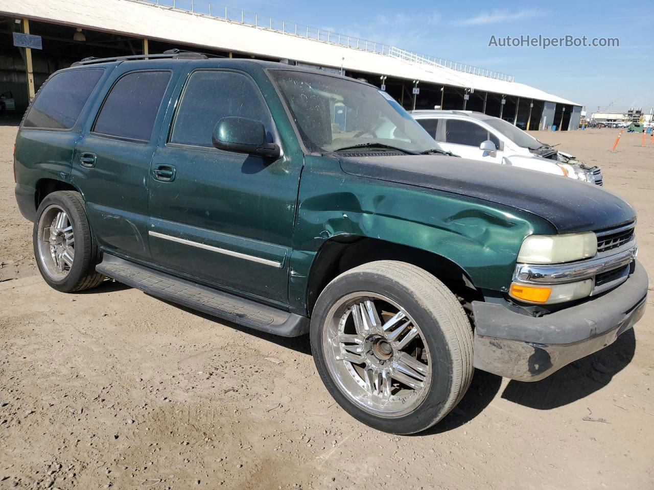 2004 Chevrolet Tahoe C1500 Green vin: 1GNEC13Z14R114630