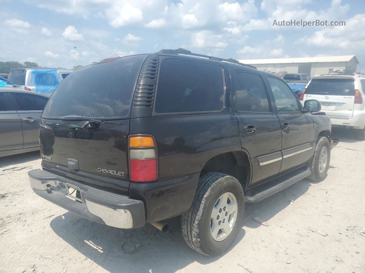 2004 Chevrolet Tahoe C1500 Black vin: 1GNEC13Z24R235439