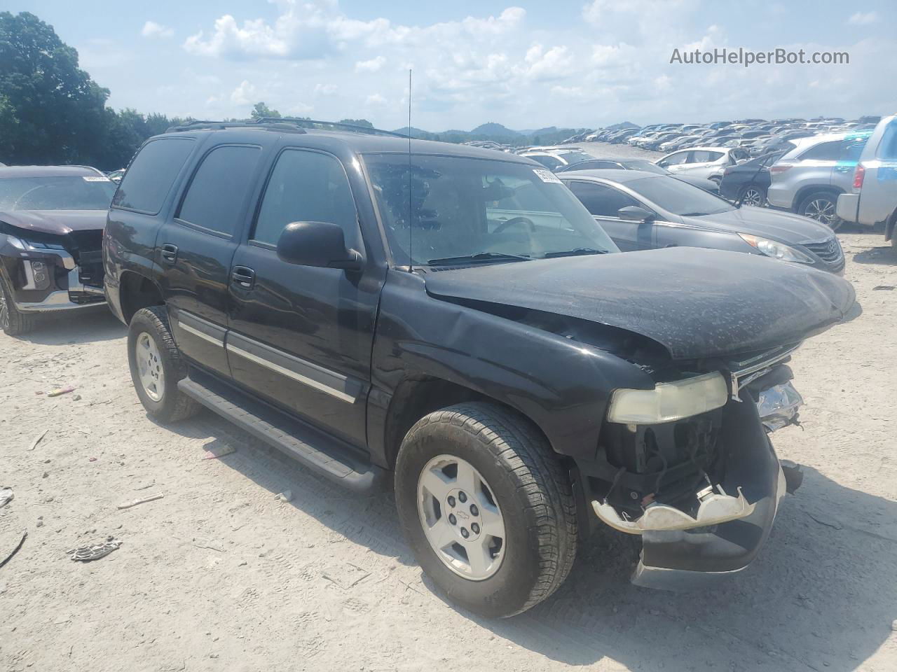 2004 Chevrolet Tahoe C1500 Black vin: 1GNEC13Z24R235439