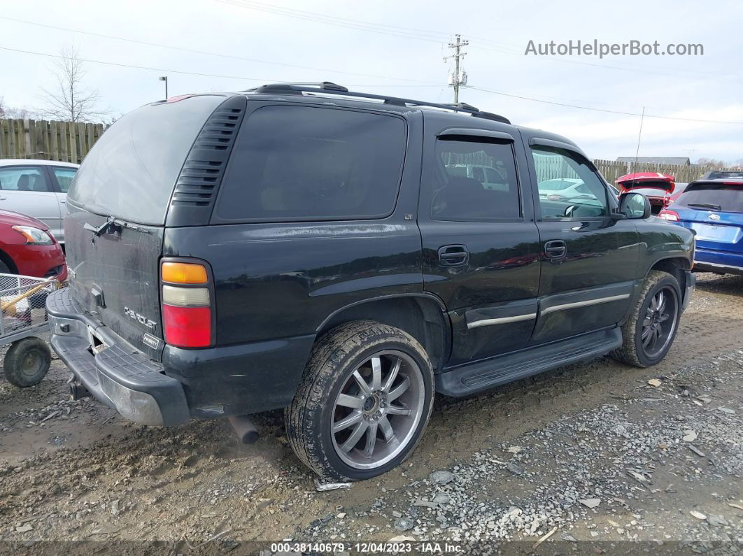 2004 Chevrolet Tahoe Lt Black vin: 1GNEC13Z44J238339