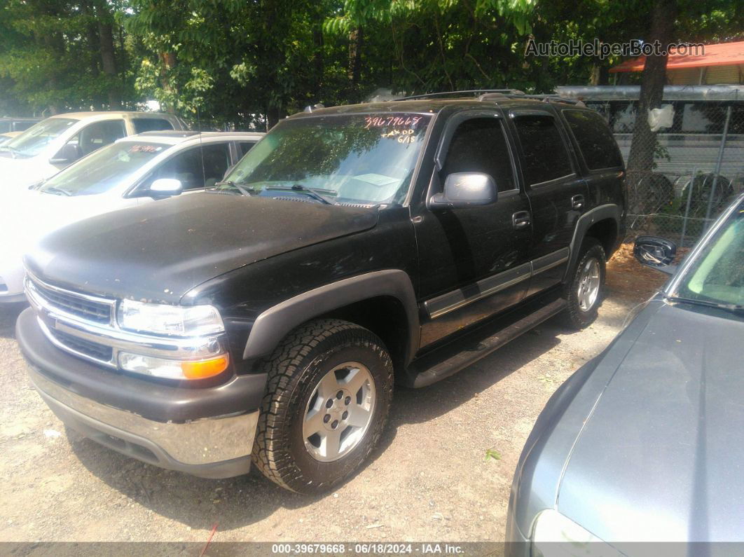 2004 Chevrolet Tahoe Ls Black vin: 1GNEC13Z44J297455