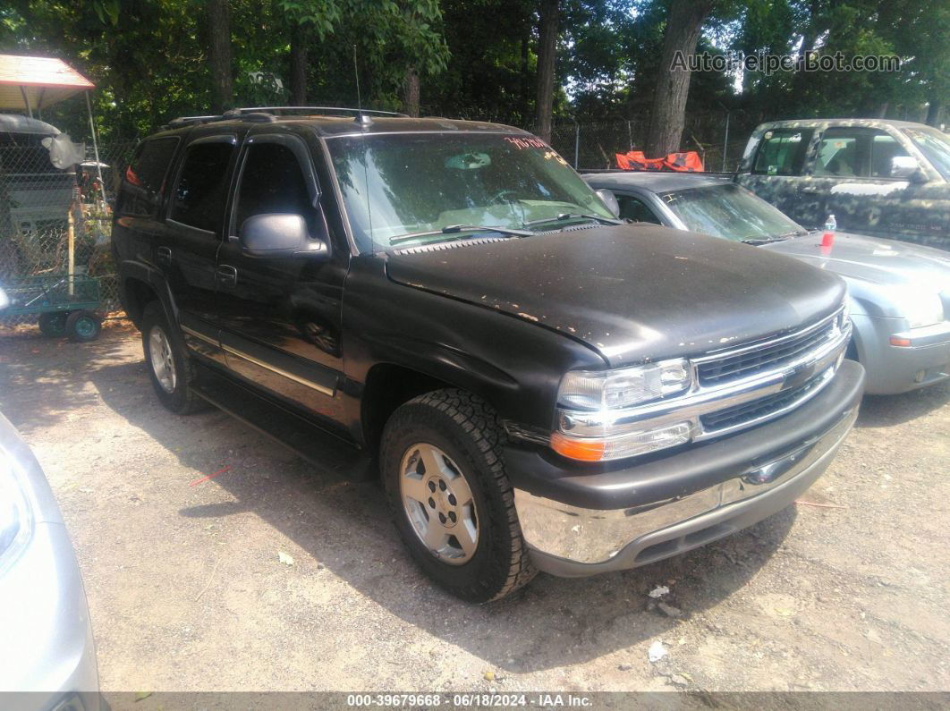 2004 Chevrolet Tahoe Ls Black vin: 1GNEC13Z44J297455