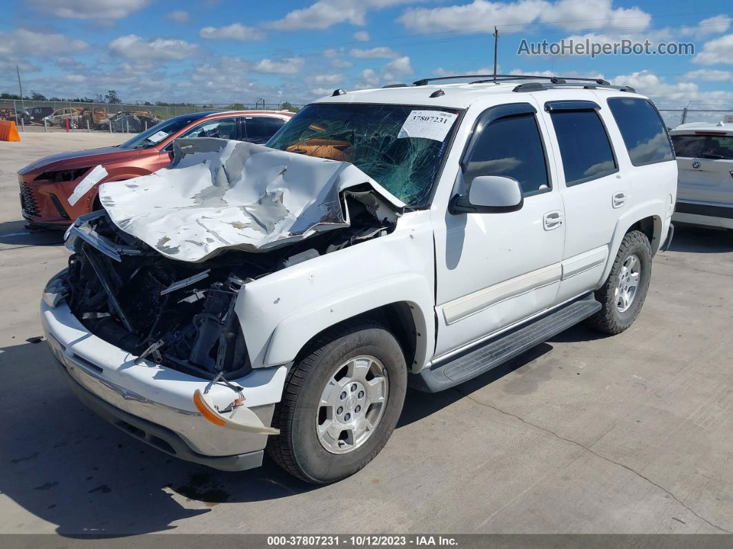 2004 Chevrolet Tahoe Lt White vin: 1GNEC13Z64R215923