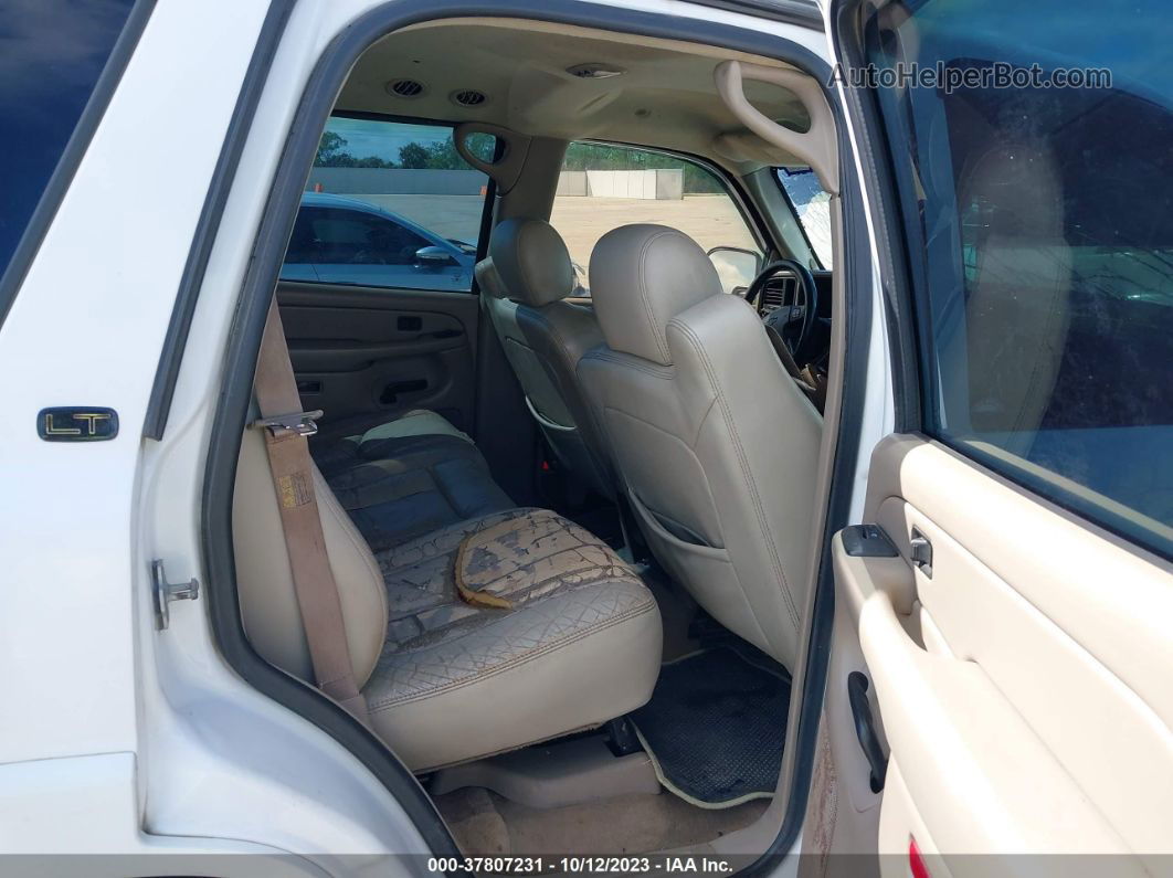 2004 Chevrolet Tahoe Lt White vin: 1GNEC13Z64R215923