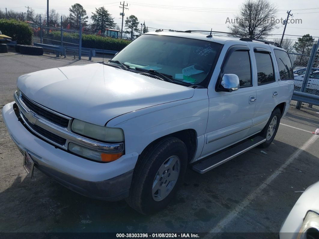 2004 Chevrolet Tahoe Lt White vin: 1GNEC13Z74R147082