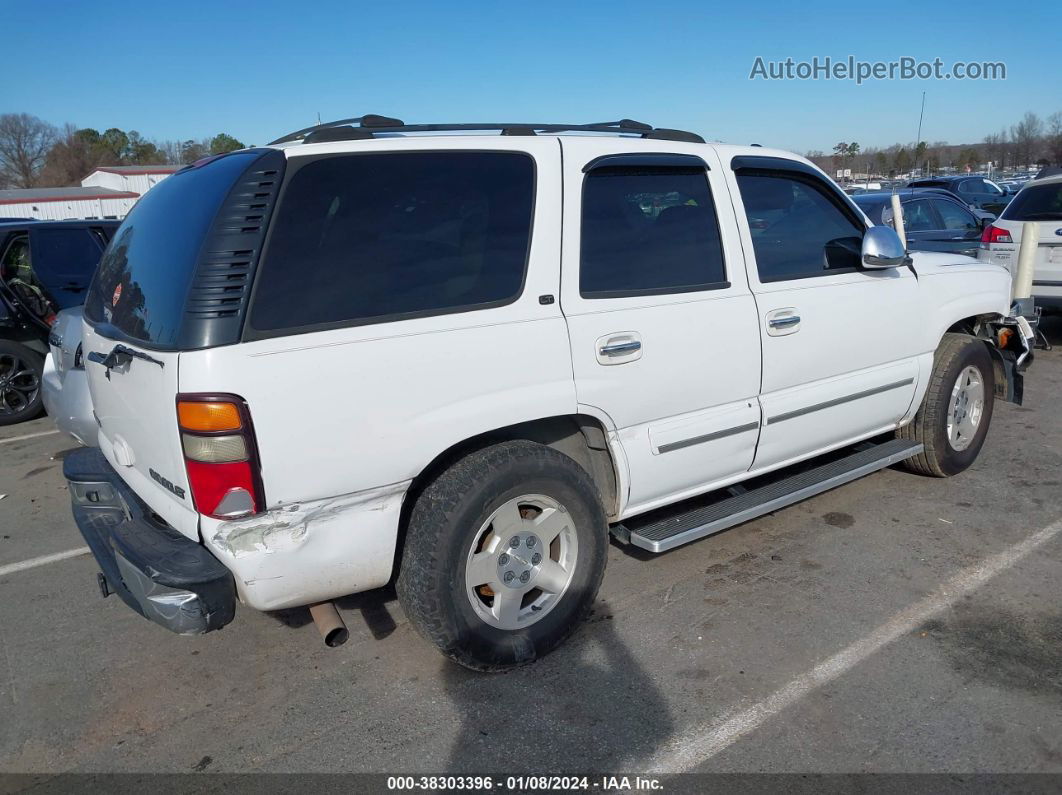 2004 Chevrolet Tahoe Lt White vin: 1GNEC13Z74R147082