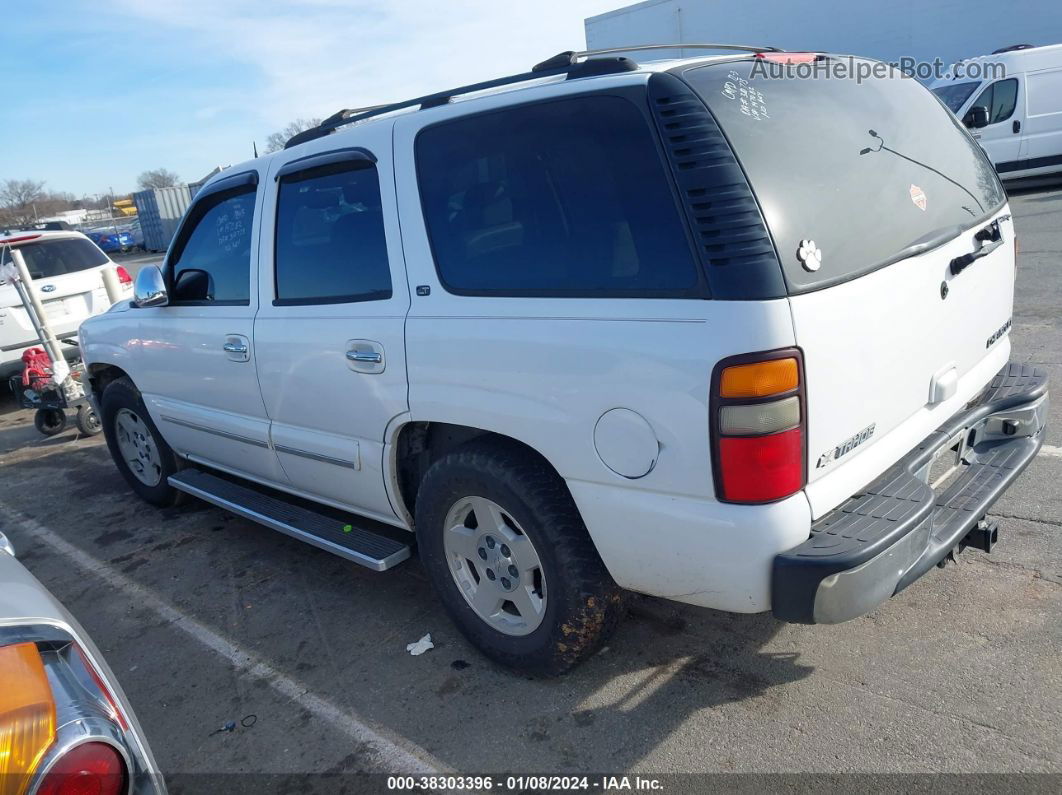 2004 Chevrolet Tahoe Lt White vin: 1GNEC13Z74R147082