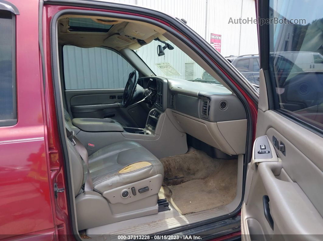 2004 Chevrolet Tahoe Lt Maroon vin: 1GNEC13Z84J138437