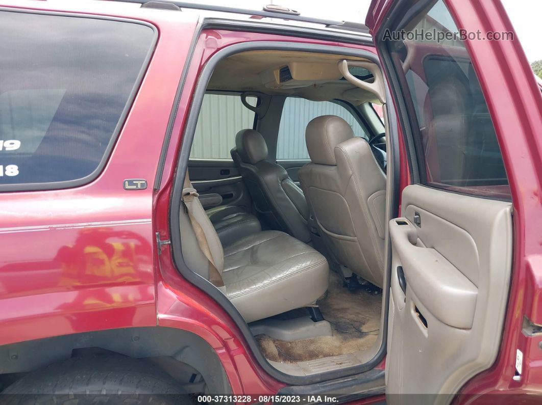 2004 Chevrolet Tahoe Lt Maroon vin: 1GNEC13Z84J138437