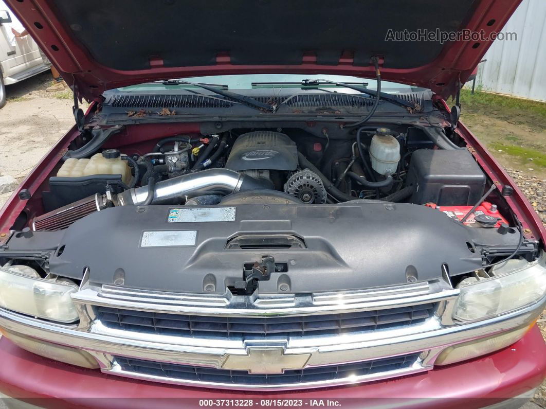 2004 Chevrolet Tahoe Lt Maroon vin: 1GNEC13Z84J138437