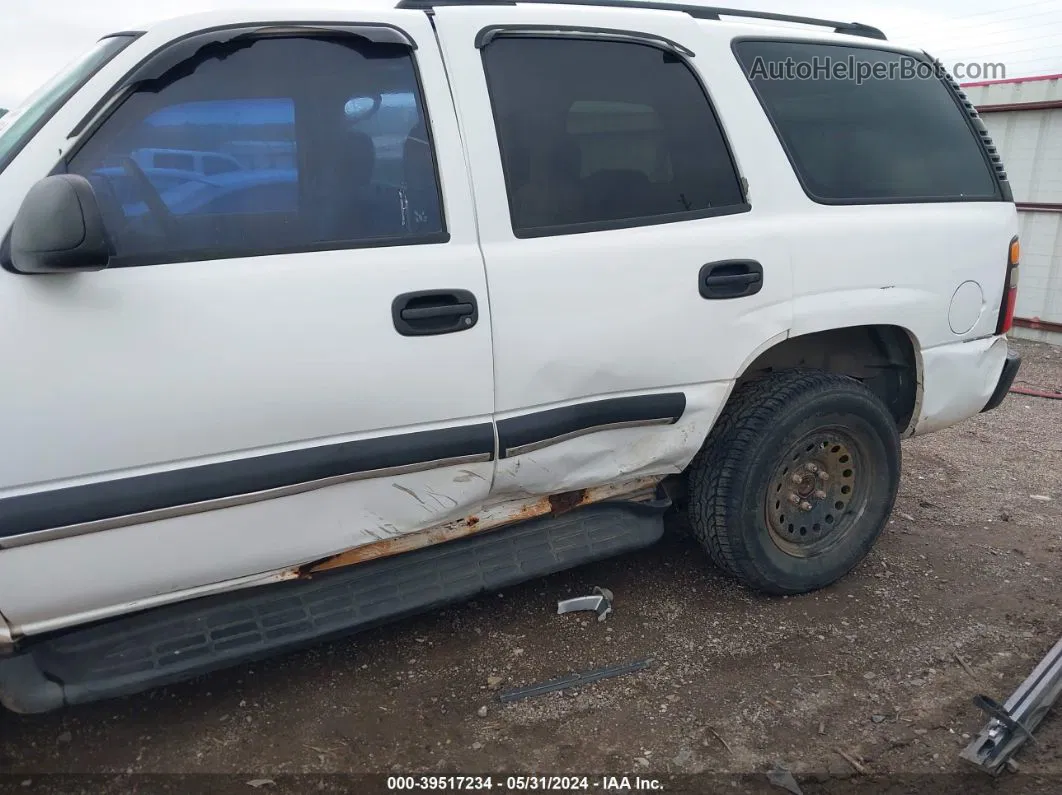 2004 Chevrolet Tahoe Ls White vin: 1GNEC13Z94R192878