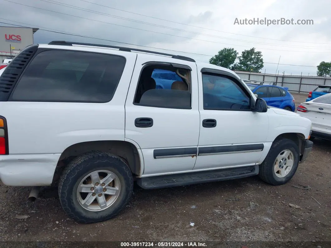 2004 Chevrolet Tahoe Ls White vin: 1GNEC13Z94R192878