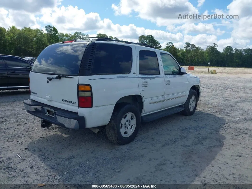 2004 Chevrolet Tahoe Lt White vin: 1GNEC13ZX4J209539