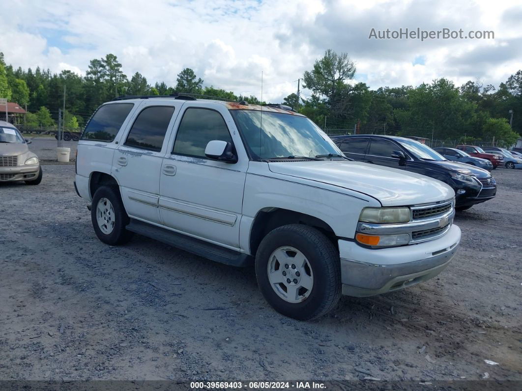 2004 Chevrolet Tahoe Lt White vin: 1GNEC13ZX4J209539