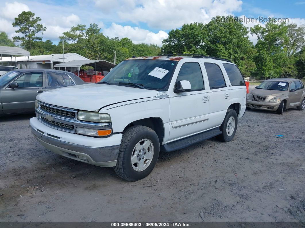 2004 Chevrolet Tahoe Lt White vin: 1GNEC13ZX4J209539