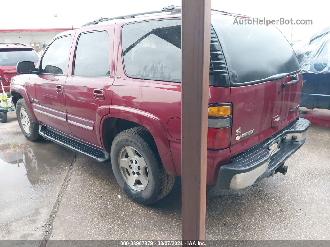 2004 Chevrolet Tahoe Lt Red vin: 1GNEC13ZX4R238752