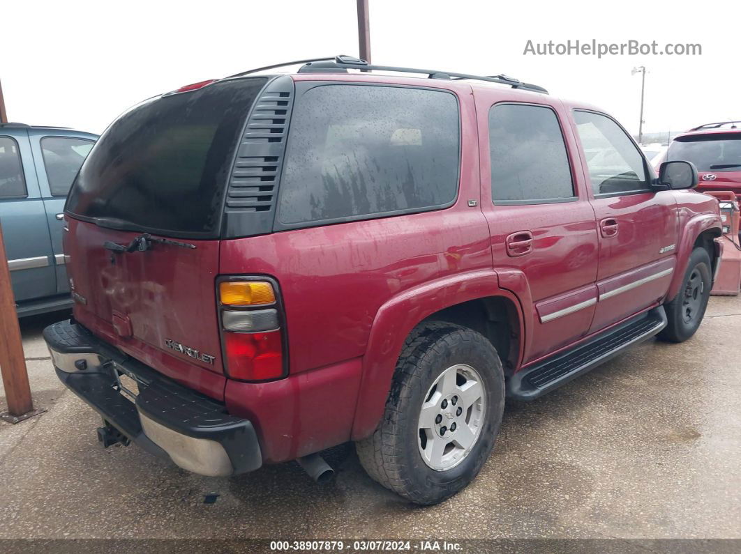 2004 Chevrolet Tahoe Lt Red vin: 1GNEC13ZX4R238752