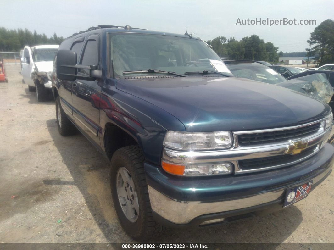 2005 Chevrolet Suburban Lt Синий vin: 1GNEC16Z15J142861