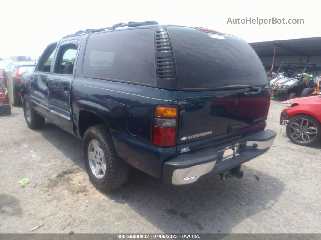 2005 Chevrolet Suburban Lt Синий vin: 1GNEC16Z15J142861