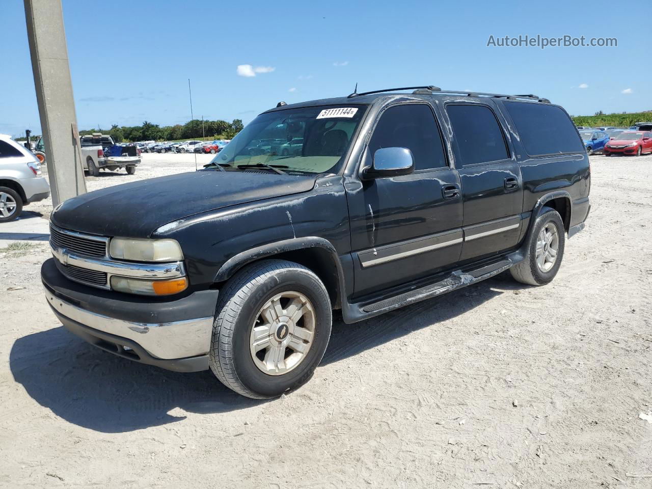 2005 Chevrolet Suburban C1500 Black vin: 1GNEC16Z15J148904