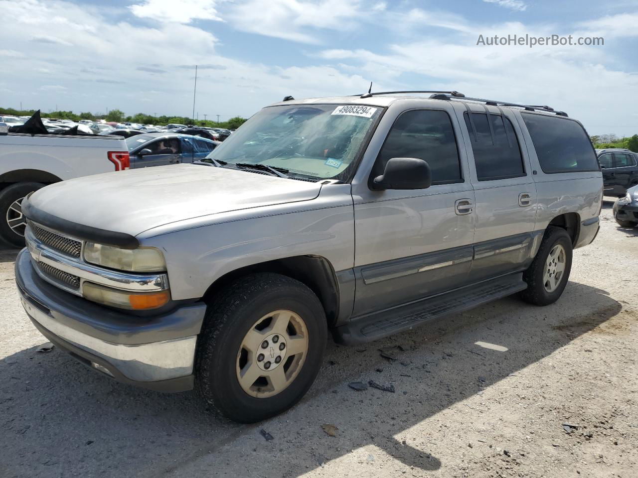 2005 Chevrolet Suburban C1500 Серебряный vin: 1GNEC16Z75J105121