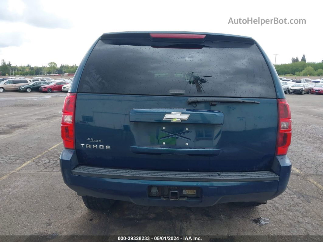 2007 Chevrolet Tahoe Ls Blue vin: 1GNEK13087J100344