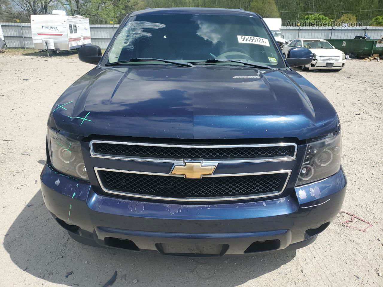 2007 Chevrolet Tahoe K1500 Синий vin: 1GNEK13087R173022