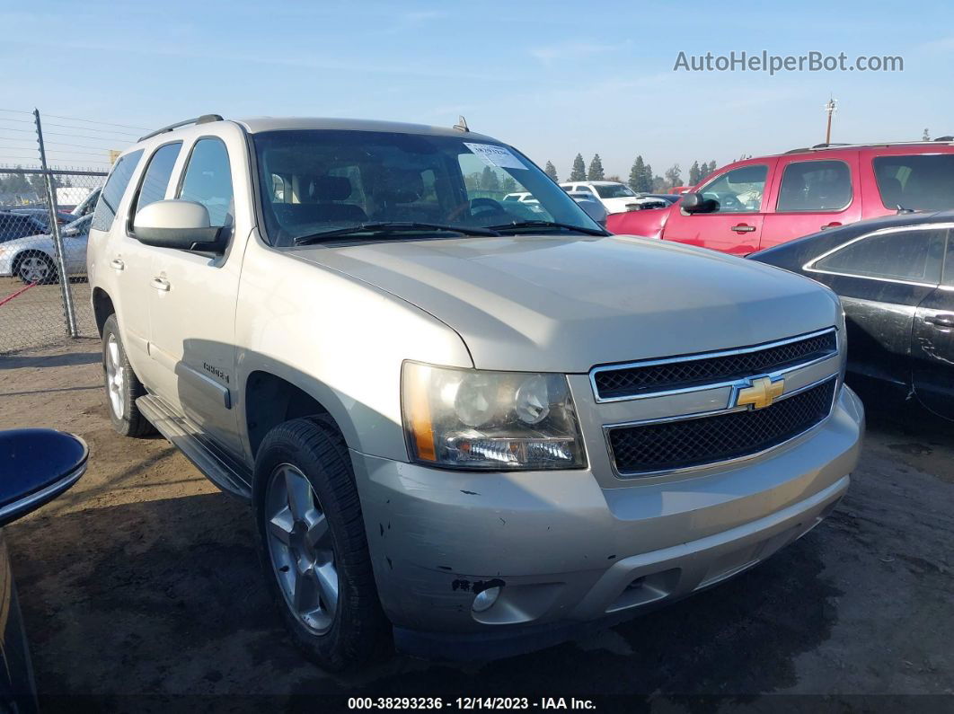 2007 Chevrolet Tahoe Lt Beige vin: 1GNEK130X7J142109