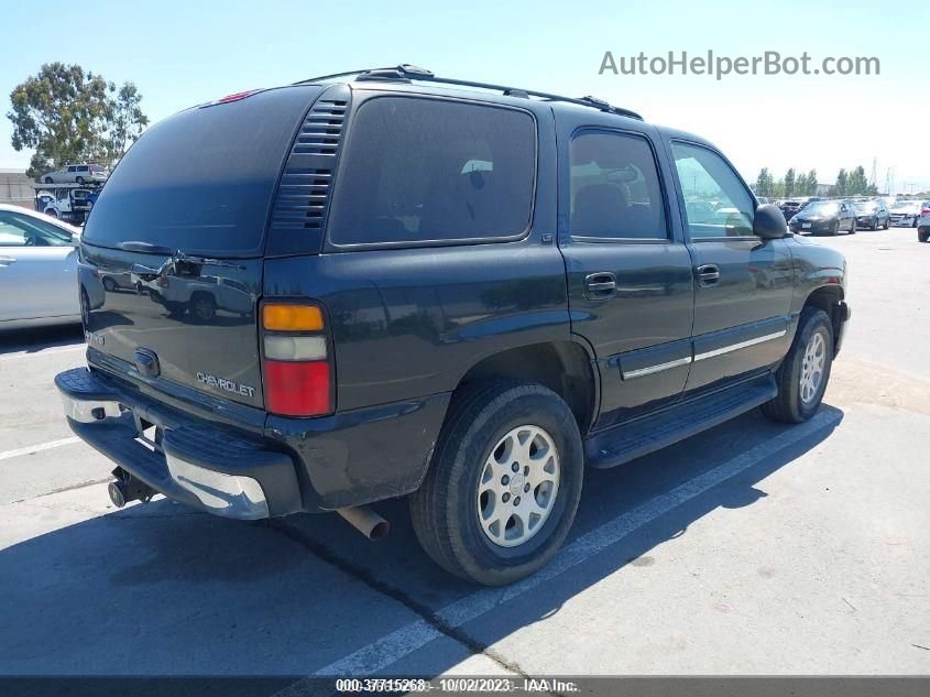 2004 Chevrolet Tahoe Lt Black vin: 1GNEK13T04J282093