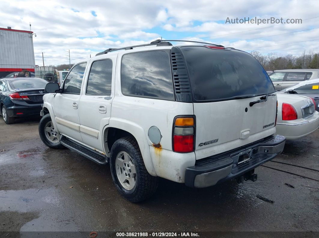 2004 Chevrolet Tahoe Lt White vin: 1GNEK13T24J298960