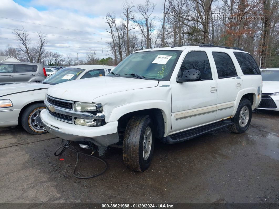 2004 Chevrolet Tahoe Lt White vin: 1GNEK13T24J298960