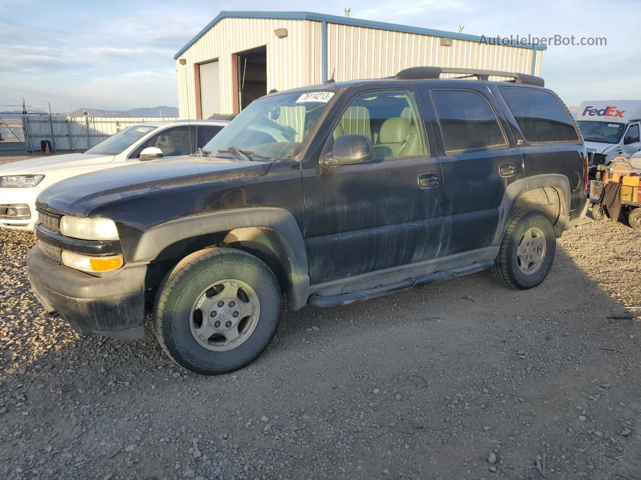 2004 Chevrolet Tahoe K1500 Black vin: 1GNEK13T34R283207