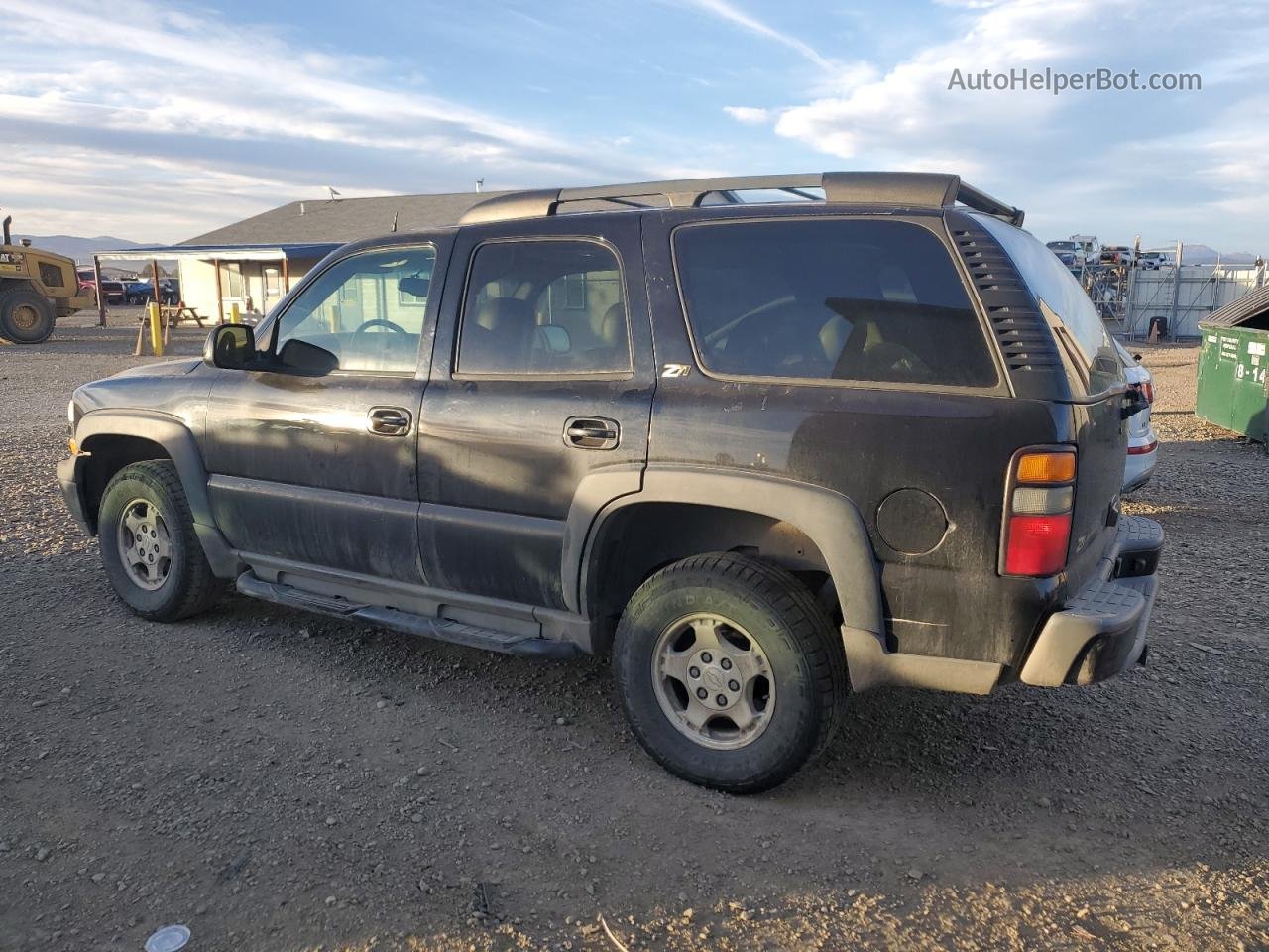 2004 Chevrolet Tahoe K1500 Black vin: 1GNEK13T34R283207