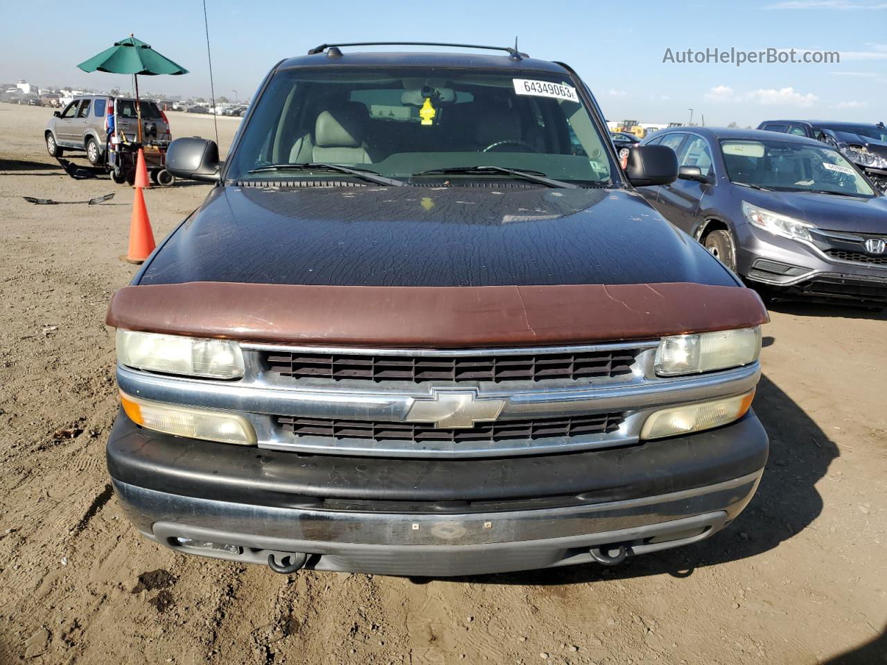 2004 Chevrolet Tahoe K1500 Black vin: 1GNEK13T44R276296