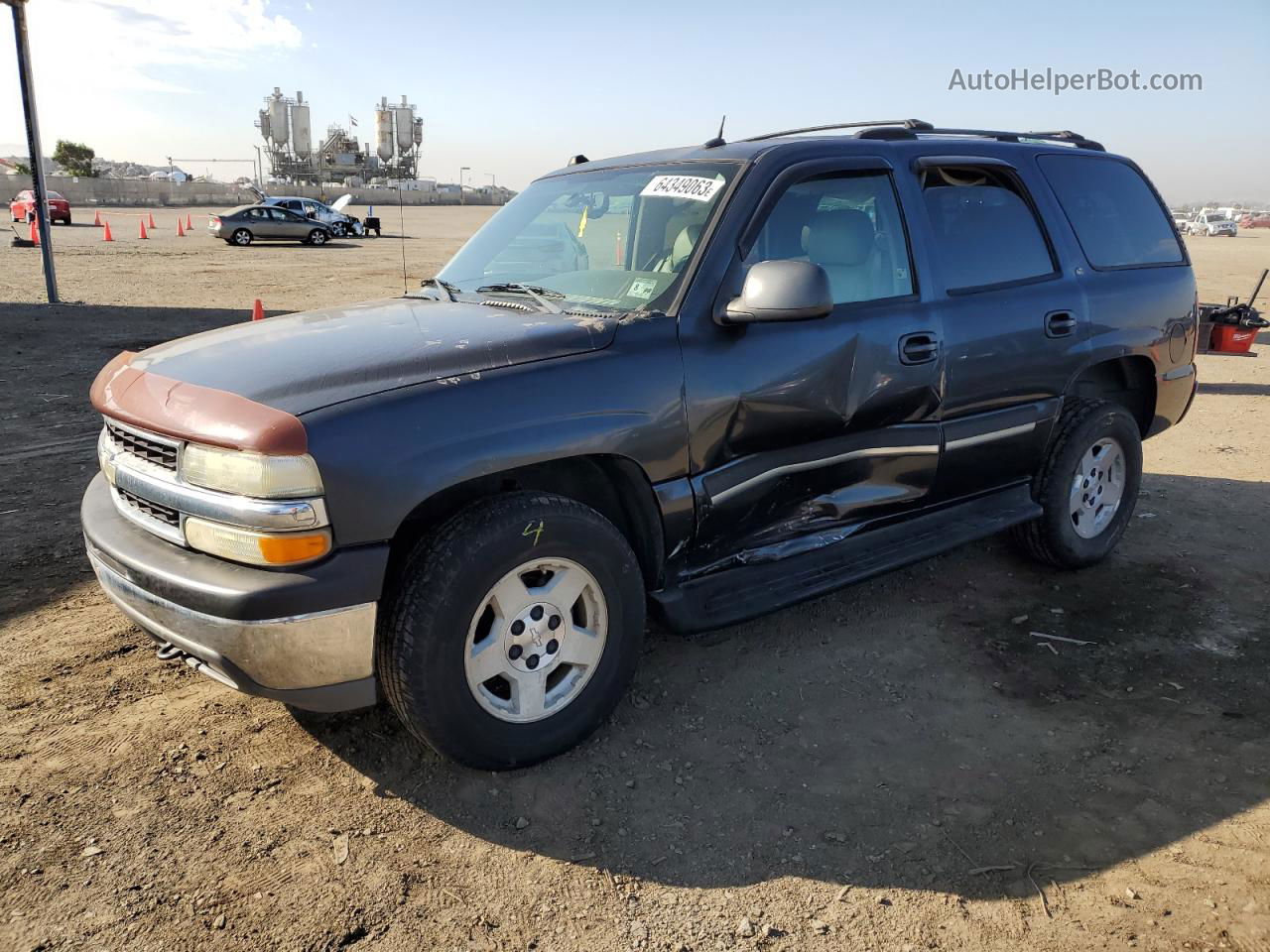 2004 Chevrolet Tahoe K1500 Black vin: 1GNEK13T44R276296