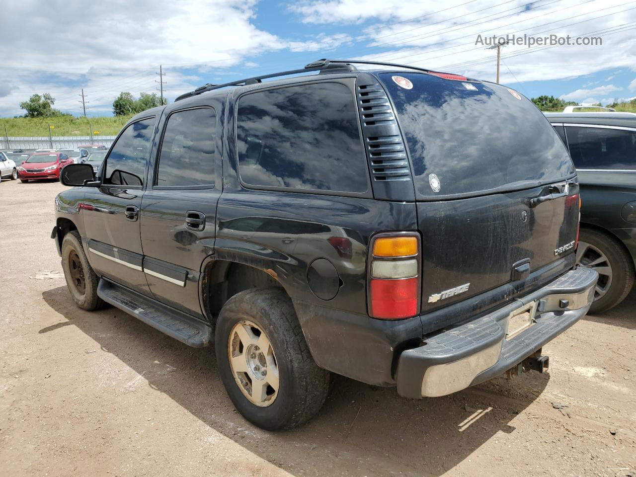 2004 Chevrolet Tahoe K1500 Black vin: 1GNEK13T54J291307