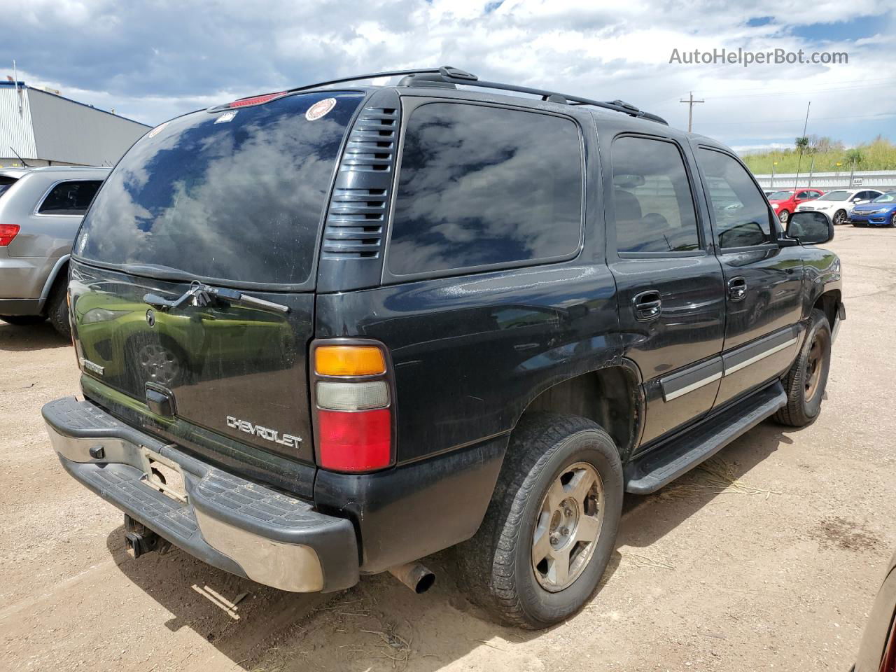 2004 Chevrolet Tahoe K1500 Black vin: 1GNEK13T54J291307