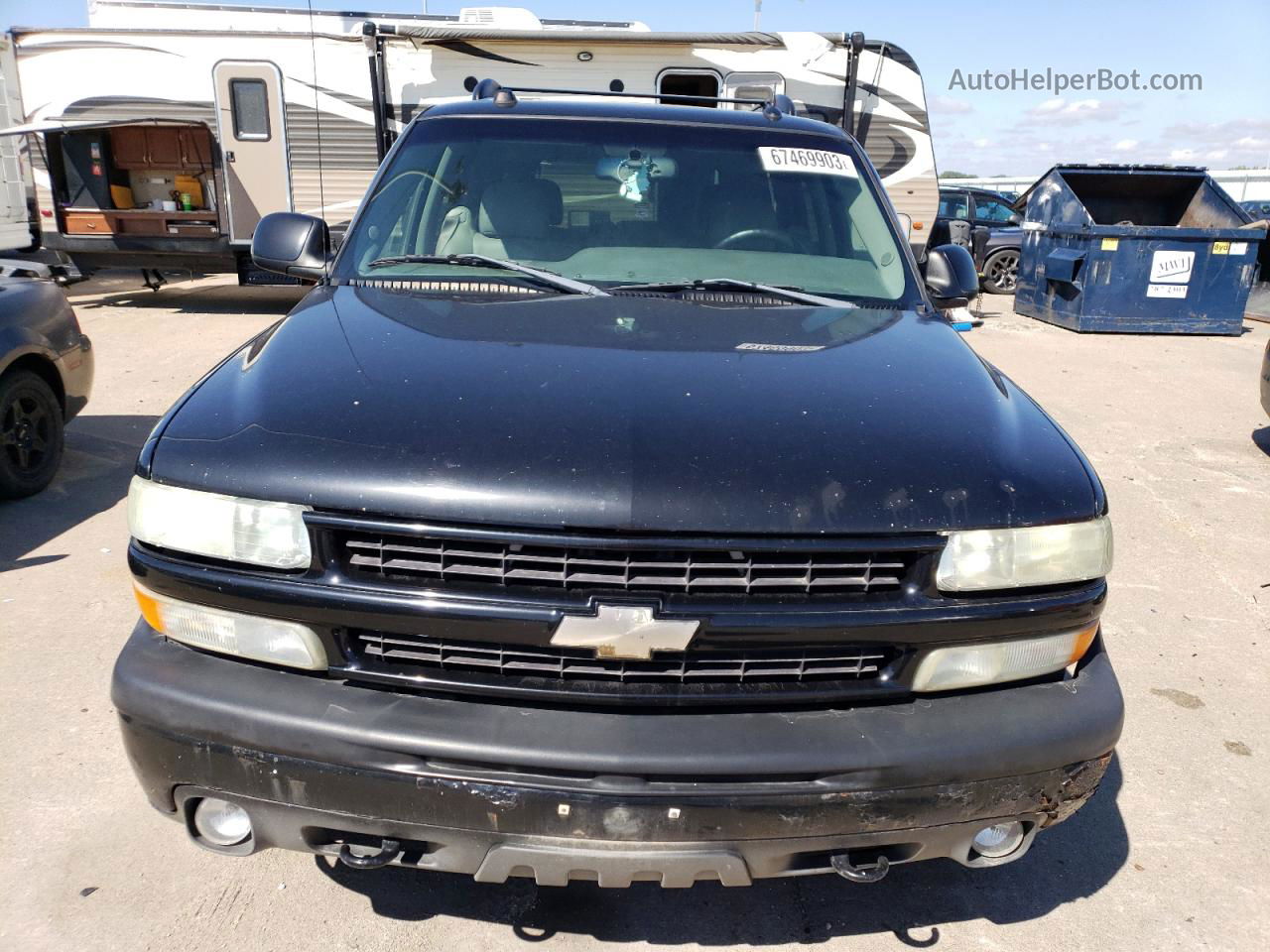 2004 Chevrolet Tahoe K1500 Black vin: 1GNEK13T74R198967