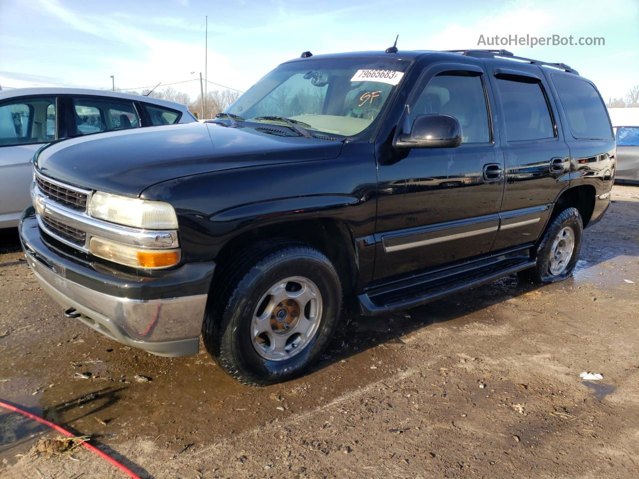 2004 Chevrolet Tahoe K1500 Black vin: 1GNEK13TX4J297667