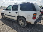 2004 Chevrolet Tahoe K1500 White vin: 1GNEK13V44R201034