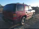 2004 Chevrolet Tahoe Ls Maroon vin: 1GNEK13V54J133714