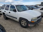 2004 Chevrolet Tahoe K1500 White vin: 1GNEK13Z04R153874