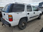 2004 Chevrolet Tahoe K1500 White vin: 1GNEK13Z04R153874