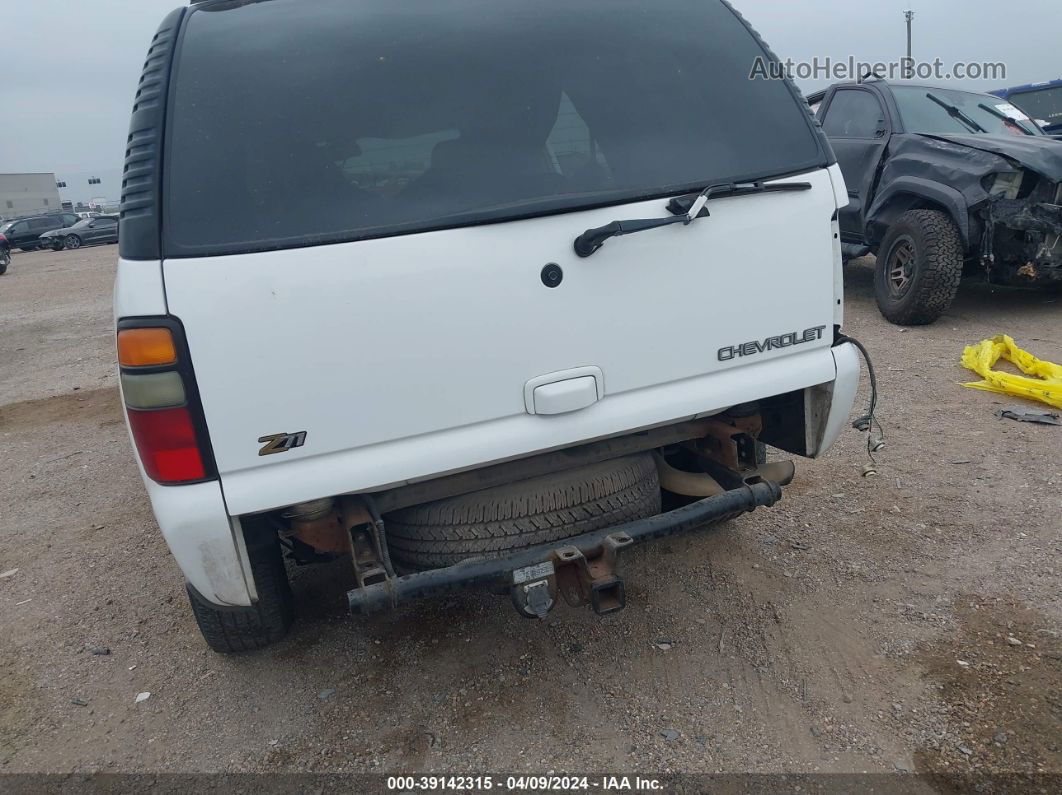 2004 Chevrolet Tahoe Z71 White vin: 1GNEK13Z04R280589