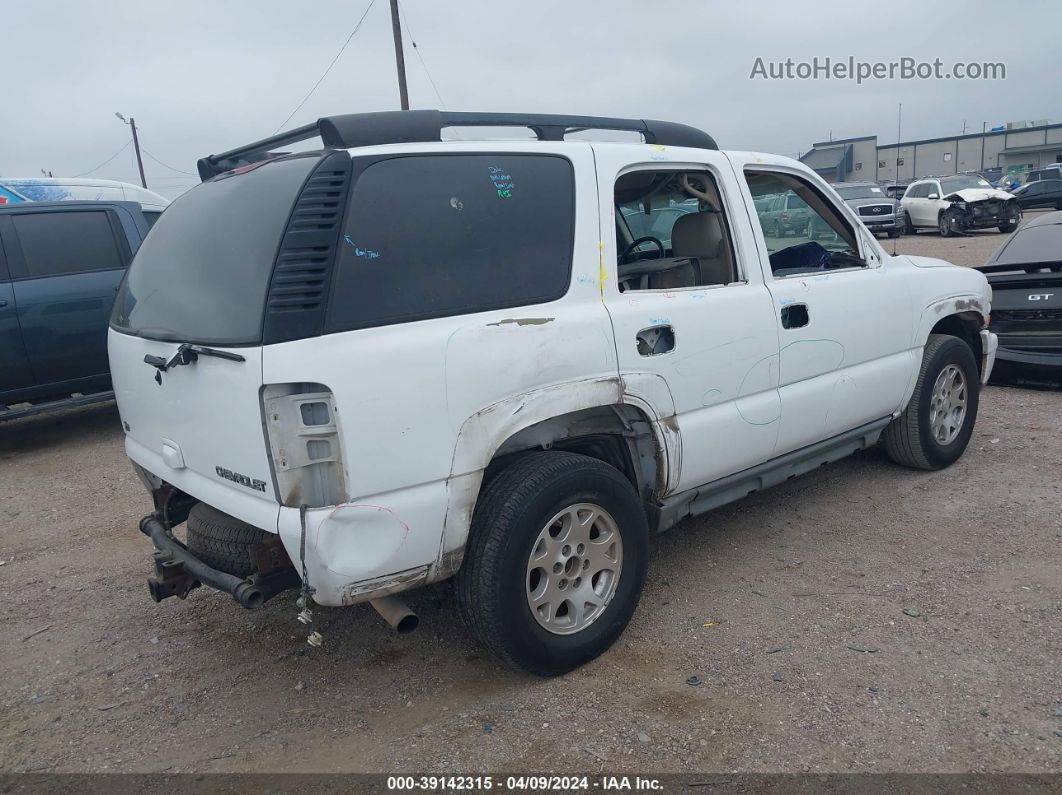 2004 Chevrolet Tahoe Z71 White vin: 1GNEK13Z04R280589