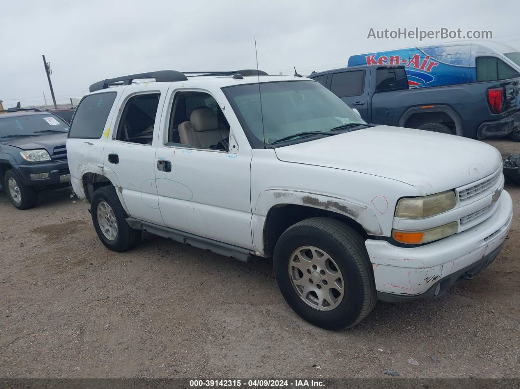 2004 Chevrolet Tahoe Z71 White vin: 1GNEK13Z04R280589