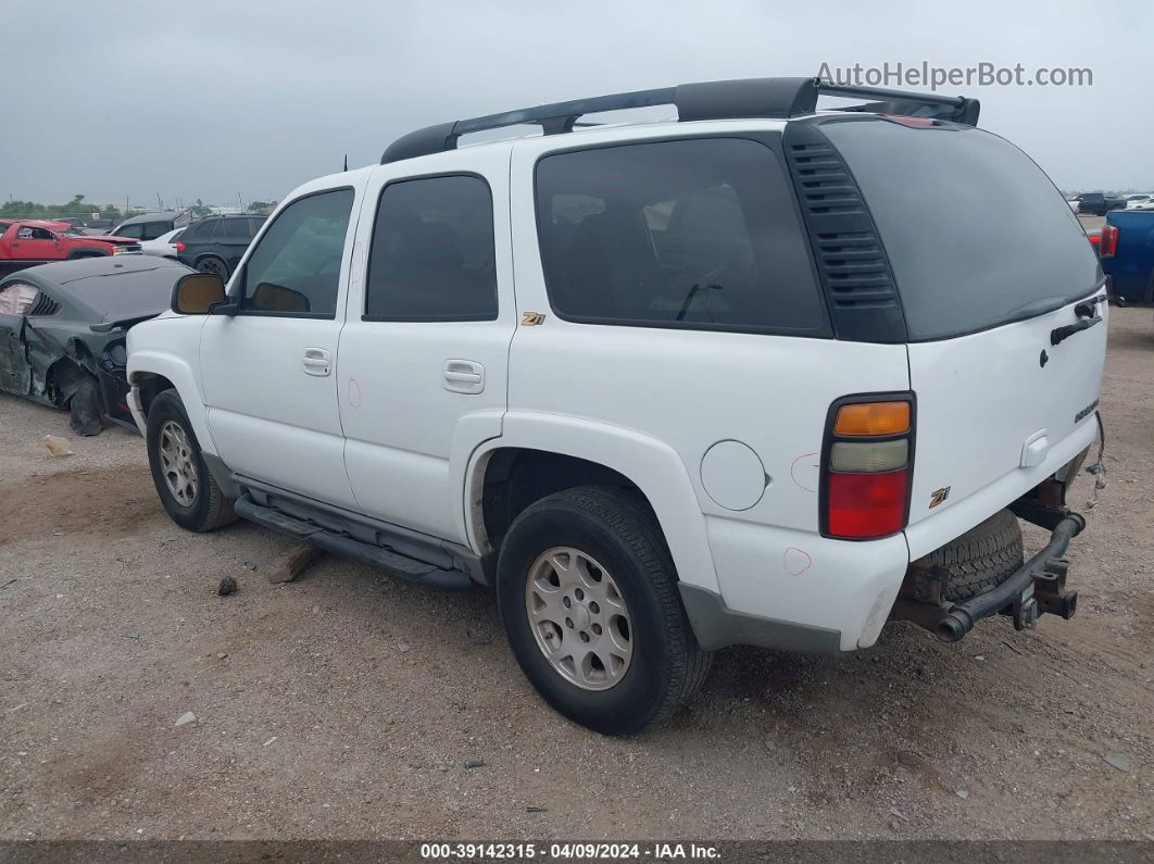 2004 Chevrolet Tahoe Z71 White vin: 1GNEK13Z04R280589