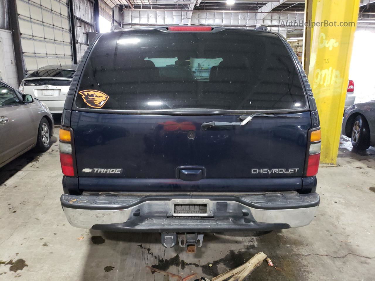 2004 Chevrolet Tahoe K1500 Blue vin: 1GNEK13Z14J183285