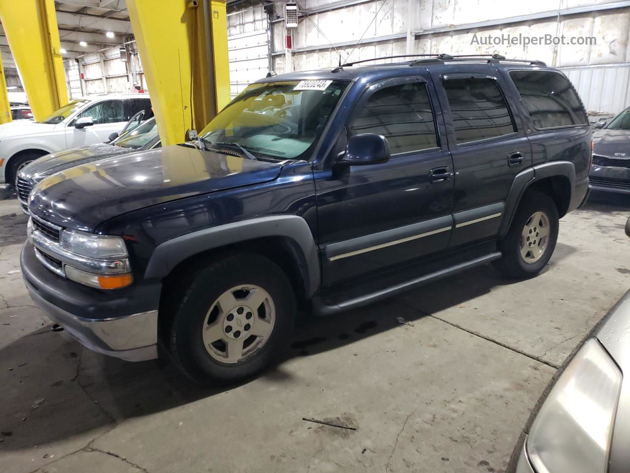 2004 Chevrolet Tahoe K1500 Blue vin: 1GNEK13Z14J183285