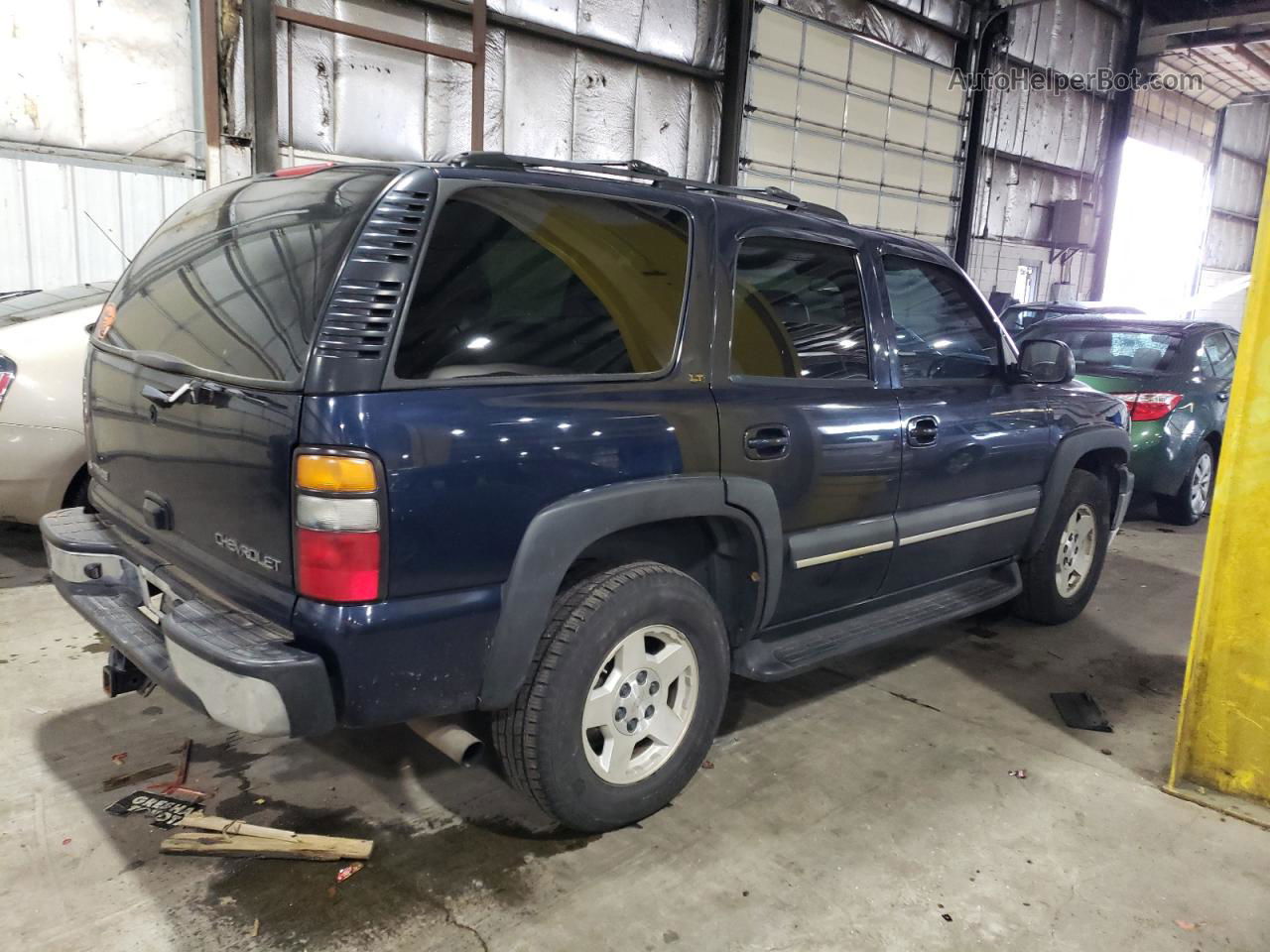 2004 Chevrolet Tahoe K1500 Blue vin: 1GNEK13Z14J183285